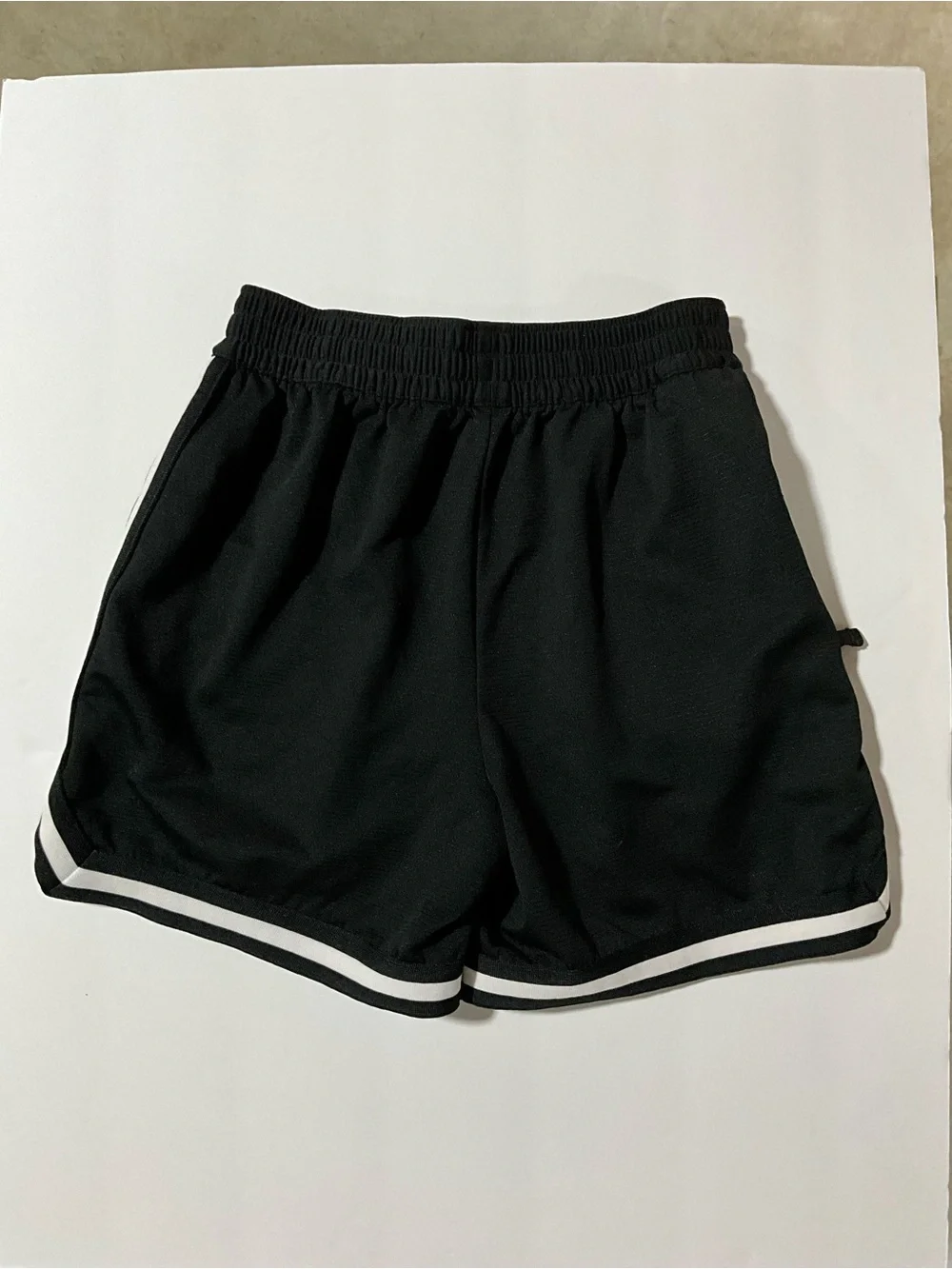 Nike Dri-FIT Kids Large Black & White Athletic Shorts